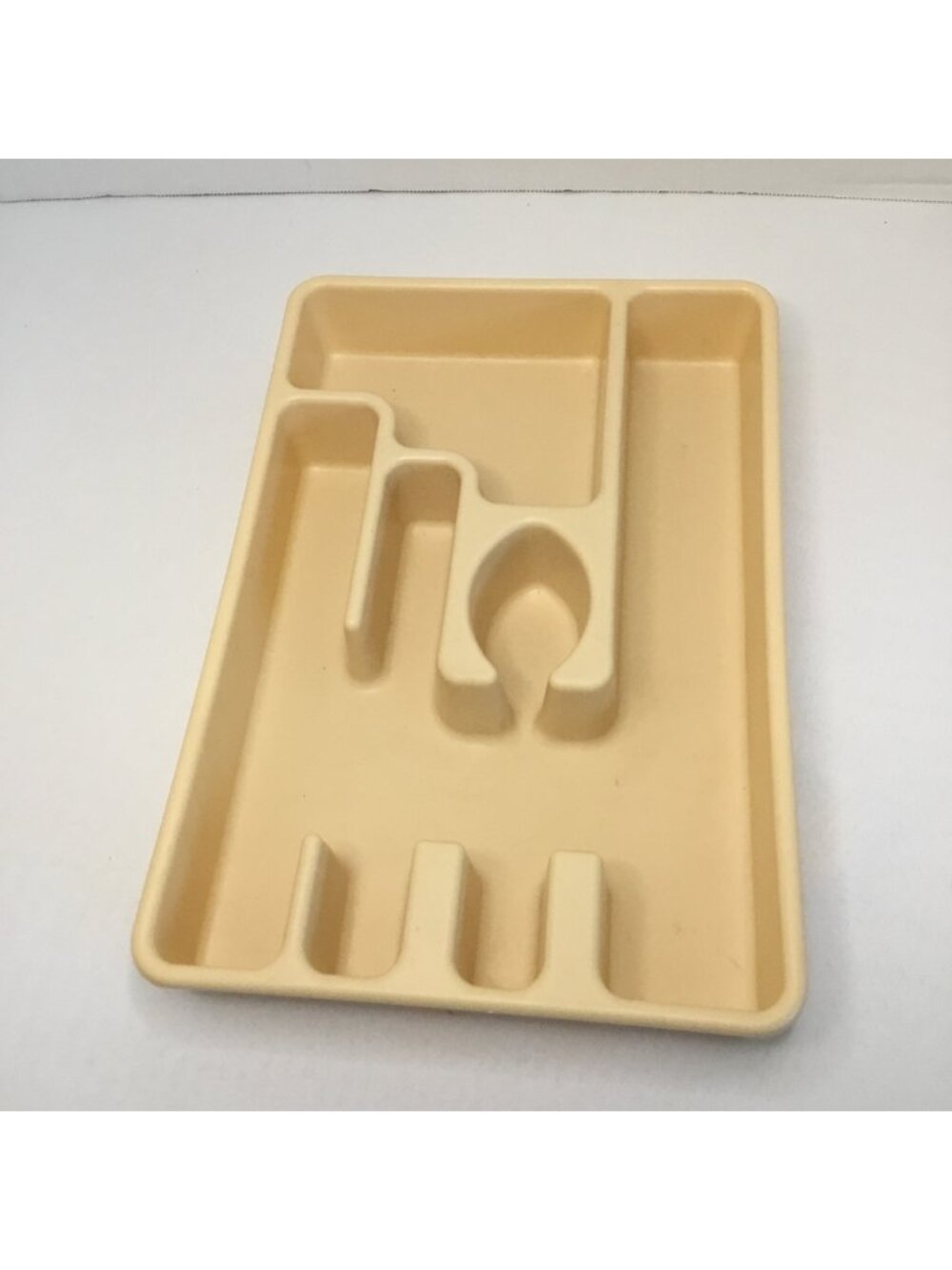 Rubbermaid 2921 Almond Silverware Tray Utensil Draw Organizer 13" x 9"